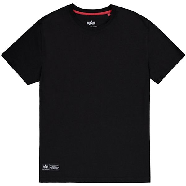 Alpha Industries  T-Shirt Label Backprint T-Shirt - black günstig online kaufen