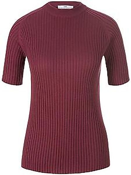 Rundhals-Pullover aus 100% SUPIMA-Baumwolle Peter Hahn rot günstig online kaufen