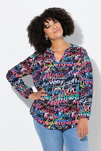 Angel of Style Tunika Tunika farbiges Wording-Muster günstig online kaufen