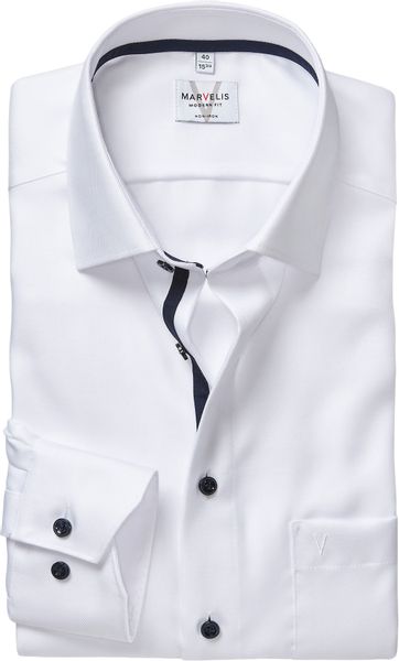 MARVELIS Langarmhemd Businesshemd, New-Kentkragen, modern fit günstig online kaufen