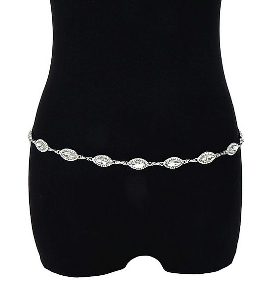 Ella Jonte Kettengürtel silber oder gold Strass verstellbarer Taillengürtel günstig online kaufen