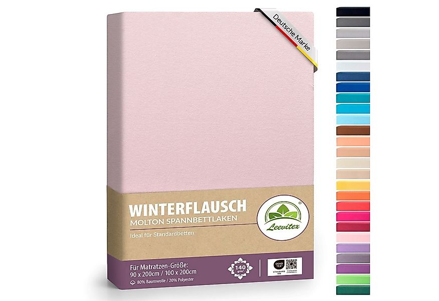 leevitex® Spannbettlaken für kalte Nächte – angenehm weich, passgenau, farb günstig online kaufen