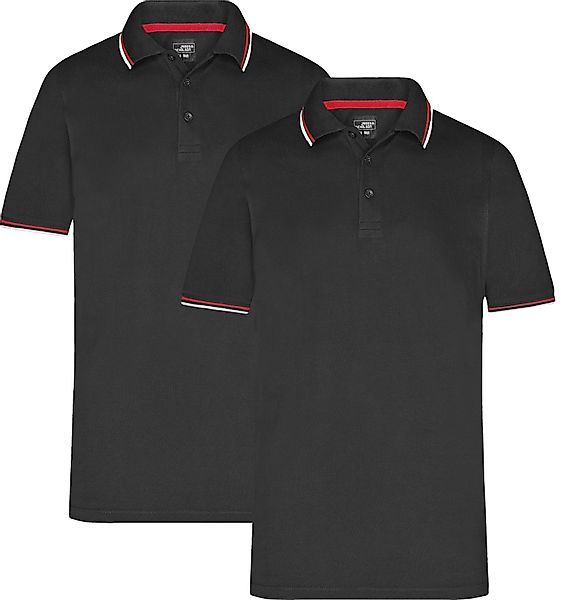 James & Nicholson Poloshirt Doppelpack Herren günstig online kaufen