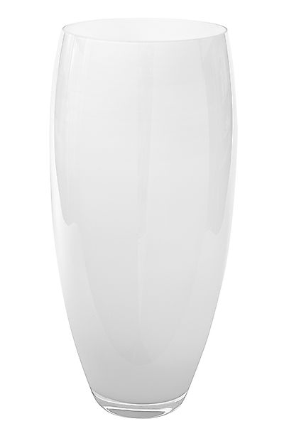 AFRICA Vase aus dickwandigem Glas weiss H 40 cm, D 21 cm günstig online kaufen