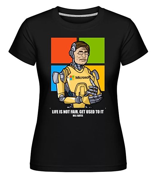 Bill Gates Robot Human · Shirtinator Frauen T-Shirt günstig online kaufen