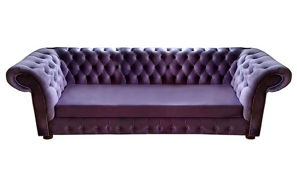 Xlmoebel Sofa Dreisitzer Chesterfield Couch in Lila für das Wohnzimmer -, H günstig online kaufen