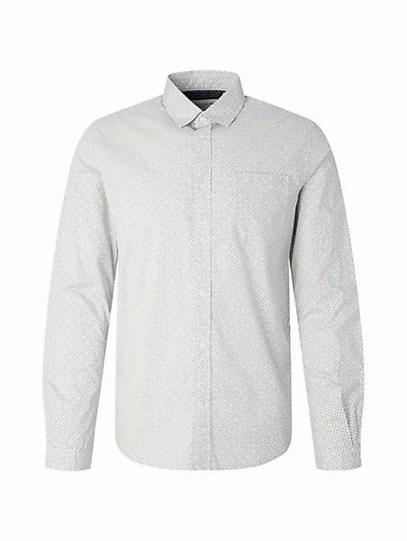 TOM TAILOR Langarmhemd Hemd Hemd mit Allover-Print Langarmhemd günstig online kaufen