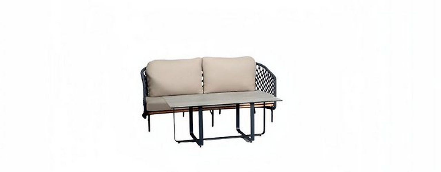 JVmoebel Sofa Garnitur Sofa 2 Sitzer Couchtisch Sofas Dreisitzer Stoff Luxu günstig online kaufen