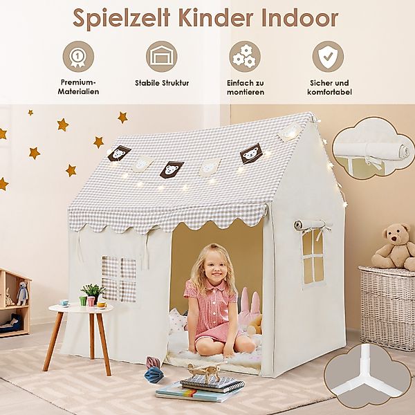 TLGREEN Spielzelt Kinder Spielhaus mit Matte günstig online kaufen