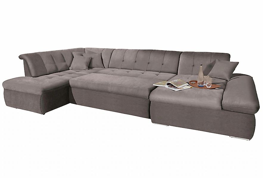 DOMO collection Wohnlandschaft "NMoric im XXL-Format, B/T/H: 353/216/80 cm, günstig online kaufen