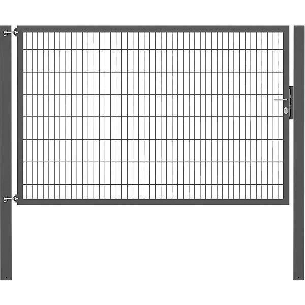 Einzeltor Flexo Plus 250 cm x 160 cm Pfosten 100 cm x 100 cm Anthrazit günstig online kaufen