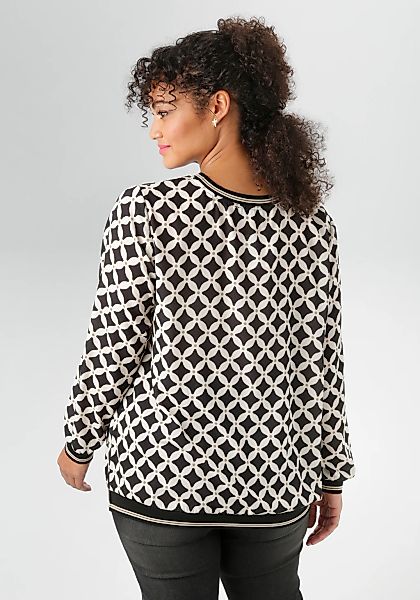 Aniston PLUS Shirtbluse, in Crêpe-Qualität - NEUE KOLLEKTION günstig online kaufen