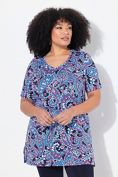 Ulla Popken Longshirt Longshirt gemustert A-Linie günstig online kaufen