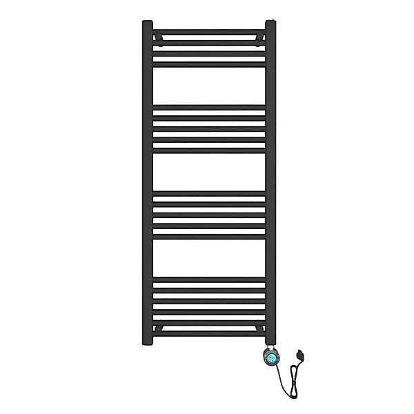 Belrad Elektrischer Badheizkörper 1800x550 mm Schwarz mit 900 W Heizpatrone günstig online kaufen