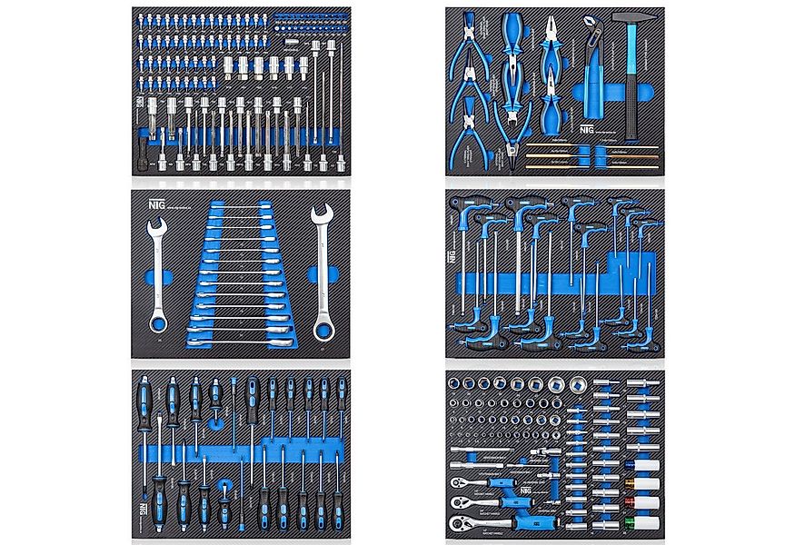 NTG Nutzfahrzeug Technik GmbH Werkzeugset Werkstattwagen Einlagen Werkzeuge günstig online kaufen