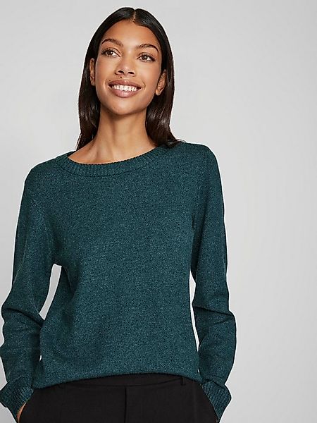 Vila Rundhalspullover VIRIL O-NECK L/S KNIT TOP - NOOS Viskosemischung, reg günstig online kaufen