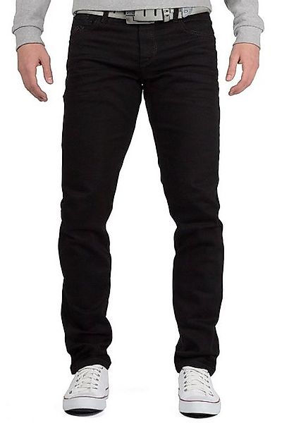 Cipo & Baxx Slim-fit-Jeans Herren Hose BA-CD319A W38/L36 (1-tlg) in Schwarz günstig online kaufen