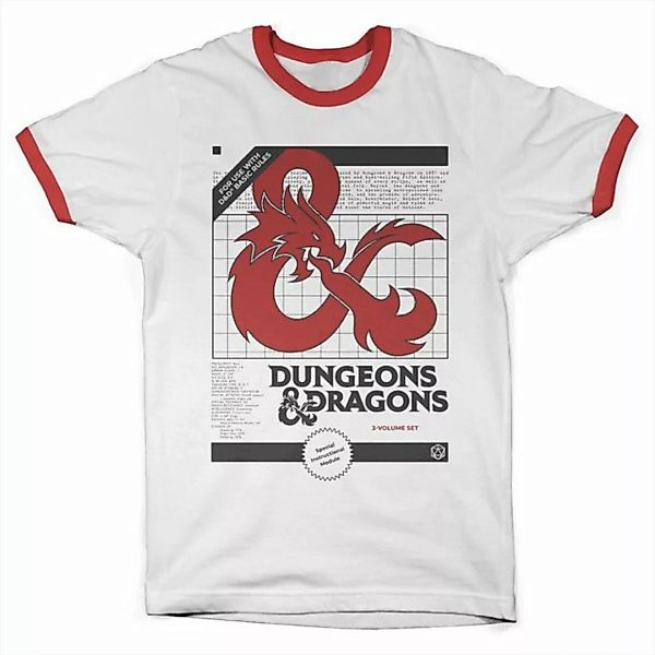 DUNGEONS & DRAGONS T-Shirt D&D 3 Volume Set Ringer Tee günstig online kaufen