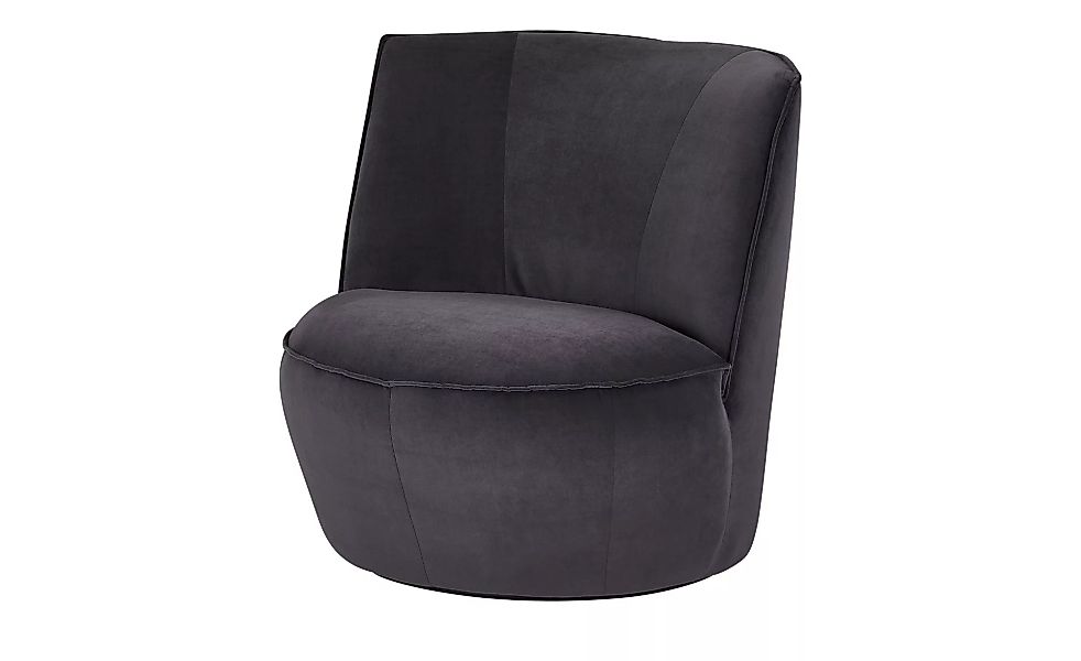Drehsessel - grau - 80 cm - 81 cm - 80 cm - Polstermöbel > Sessel > Cocktai günstig online kaufen