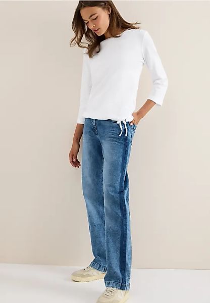 Slub Shirt mit Rundhals günstig online kaufen