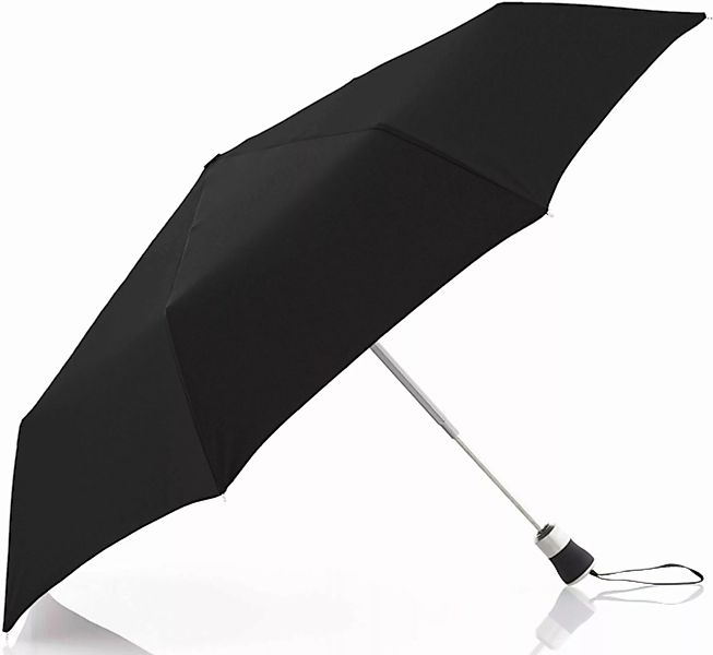 doppler MANUFAKTUR Taschenregenschirm "Oxford Uni, schwarz" günstig online kaufen