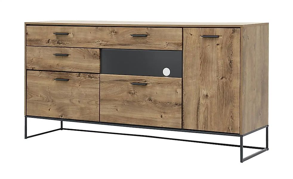 uno Sideboard  New York ¦ holzfarben ¦ Maße (cm): B: 175 H: 91 T: 48.0 Komm günstig online kaufen