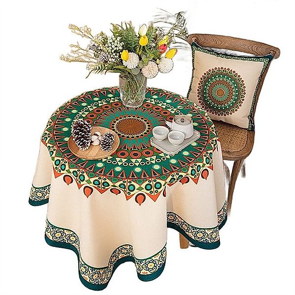 Refttenw Tischdecke Boho Quadratisch Dekorieren Farbige günstig online kaufen
