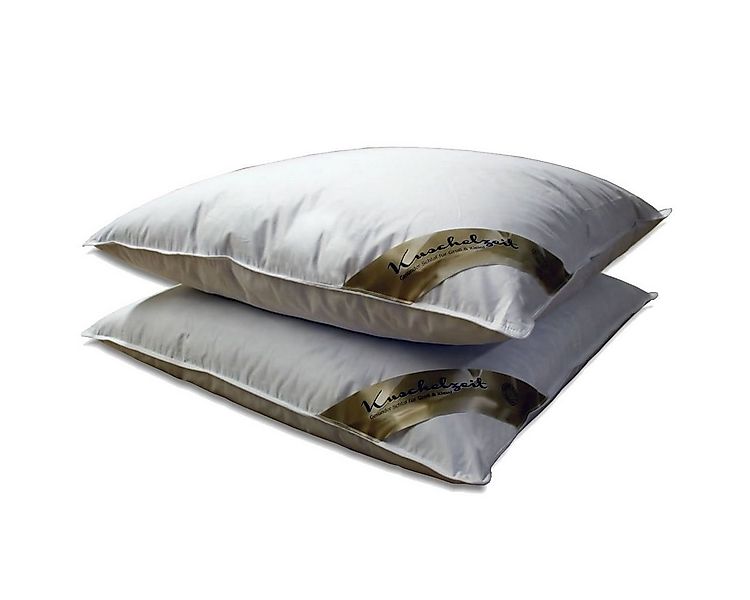 Meivita Gänsefederkopfkissen Federdaunenkissen in vers. Größen und Farben z günstig online kaufen