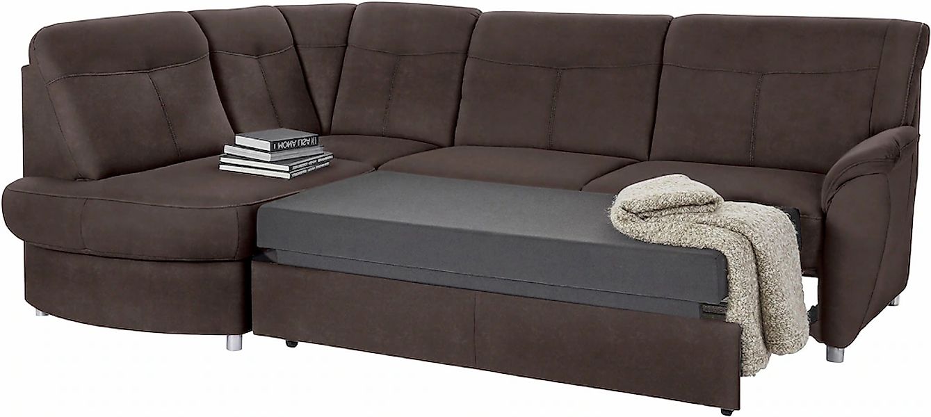 sit&more Ecksofa "Sonoma L-Form", wahlweise mit Bettfunktion und Bettkasten günstig online kaufen