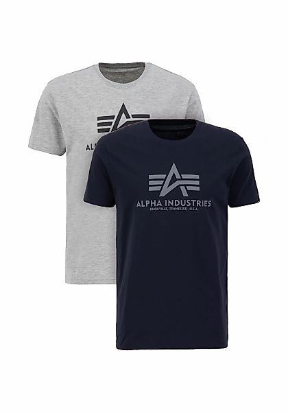 Alpha Industries T-Shirt "Alpha Industries Men - T-Shirts Basic T-Shirt BL günstig online kaufen