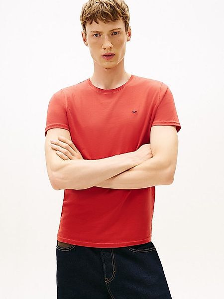 Tommy Jeans T-Shirt TJM ESSENTIAL SOLID TEE mit Rundhalsausschnitt und deze günstig online kaufen