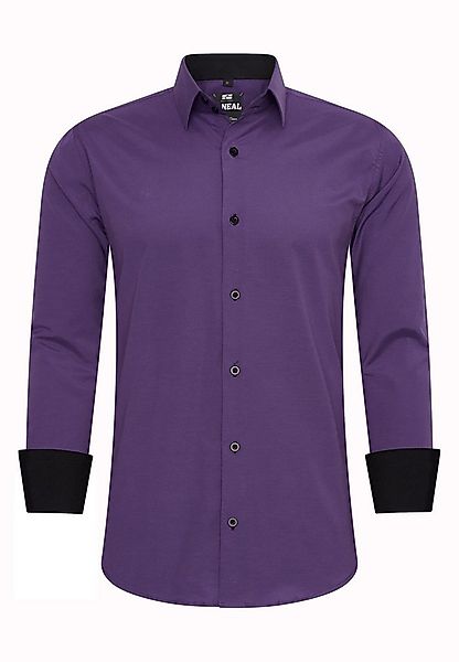 R-NEAL Businesshemd Herren Kontrast Hemd "R-NEAL" Hochzeit-Hemd Slim Fit St günstig online kaufen