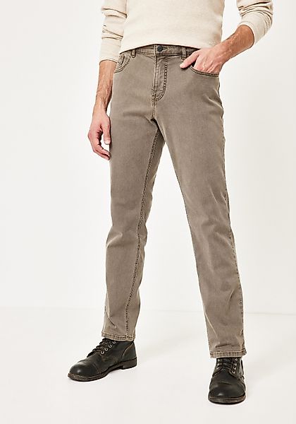 Paddock's Slim-fit-Jeans PIPE Braune Denim Jeans günstig online kaufen