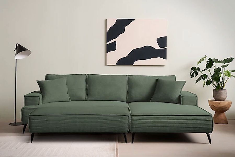 Home affaire Sitzgruppe »TVINNU, Polsterecke L-Form, Schlaffunktion, mit Ho günstig online kaufen