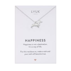 LUUK LIFESTYLE Kette mit Anhänger Dackel, günstig online kaufen