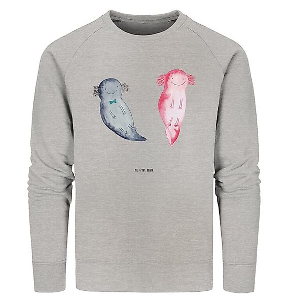 Mr. & Mrs. Panda Longpullover Axolotl Liebe Größe XXL - Heather Grey - Gesc günstig online kaufen