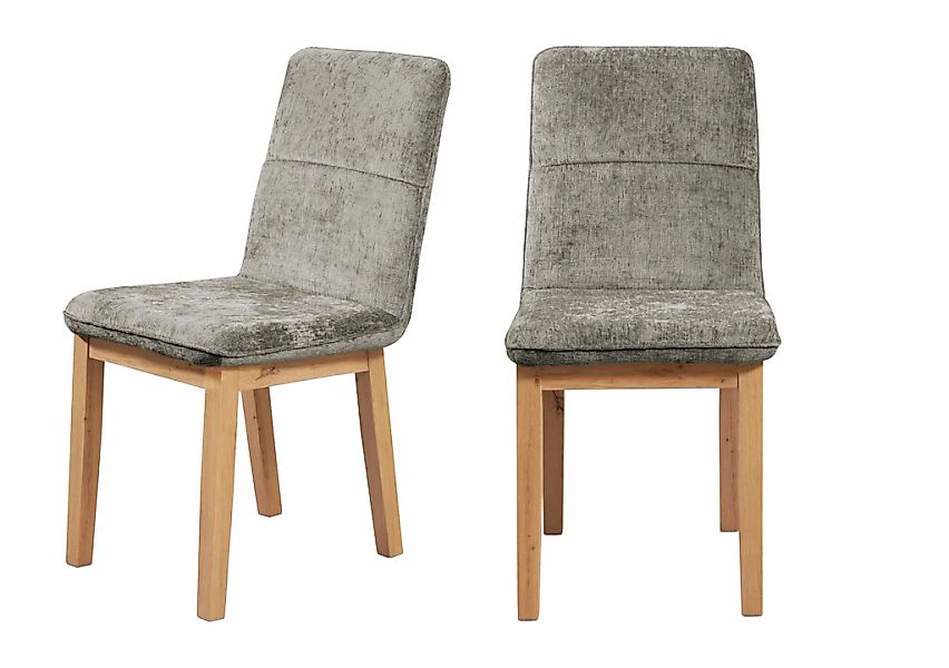 Home affaire 4-Fußstuhl "Louise Polsterstuhl, Eß-Stuhl" (Set) 2 Stk.Gestell günstig online kaufen