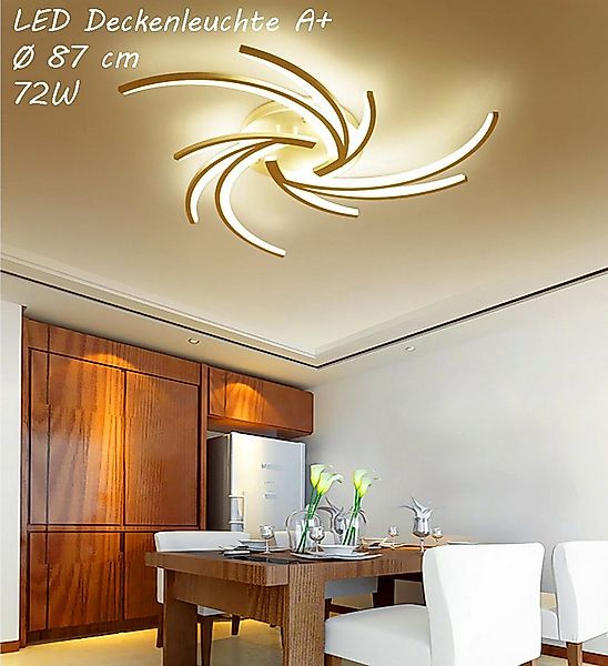 Eurotondisplay LED Deckenleuchte LED Deckenleuchte 2042 Fernbedienung Licht günstig online kaufen