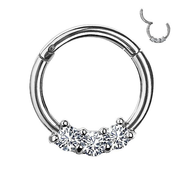 Taffstyle Nasenpiercing Piercing Segmentring Scharnier Clicker günstig online kaufen