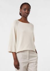 comma 3/4 Arm-Pullover Strickpullover Oversized Pullover günstig online kaufen