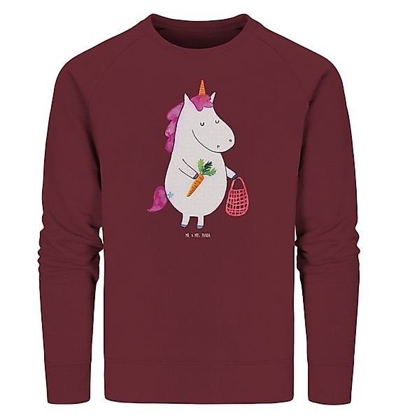 Mr. & Mrs. Panda Longpullover Einhorn Vegan Größe M - Burgundy - Geschenk, günstig online kaufen