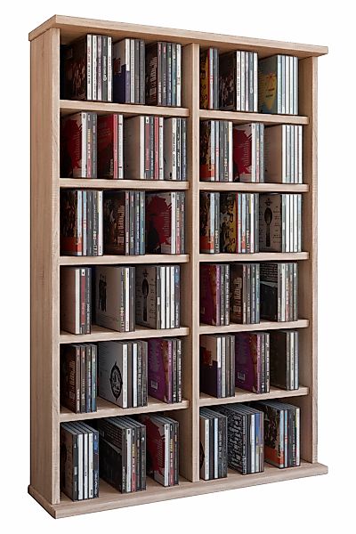 VCM Media-Regal "Holz CD DVD Stand Regal Schrank Ständer Ronul" 1 Stk. tlg. günstig online kaufen