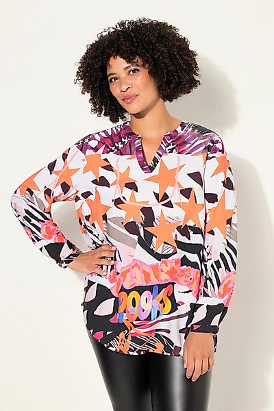 Angel of Style Satinbluse Tunika Mustermix-Druck günstig online kaufen