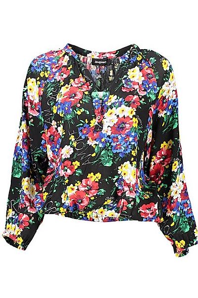 Desigual T-Shirt Elegantes Schwarzes Damen-Langarmshirt mit günstig online kaufen