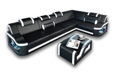 Sofa Dreams Ecksofa Ledersofa Padua L günstig online kaufen
