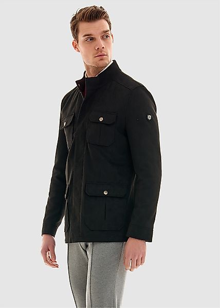 Pierre Cardin Lederimitatjacke, mit vielseitigen Taschen günstig online kaufen