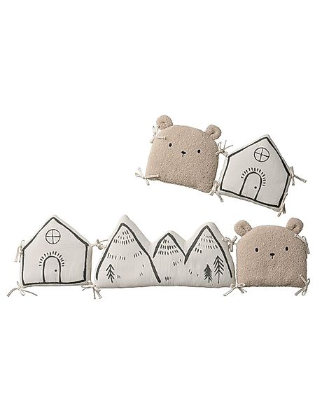vertbaudet Bettumrandung Baby Bettumrandung/Laufgitterpolster HYGGE günstig online kaufen