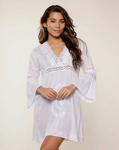 LingaDore Tunikashirt Beach Cover-Ups Tunika mit Trompetenärmeln günstig online kaufen