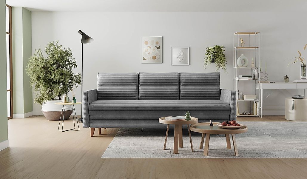 Hygger Möbelhaus Schlafsofa Loki mit Schlaffunktion günstig online kaufen