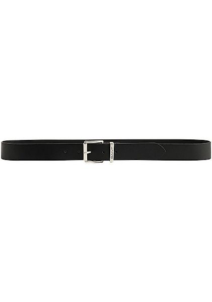 Gant Ledergürtel LOGO LEATHER BELT mit silberner Schnalle, Dornschließe, 10 günstig online kaufen